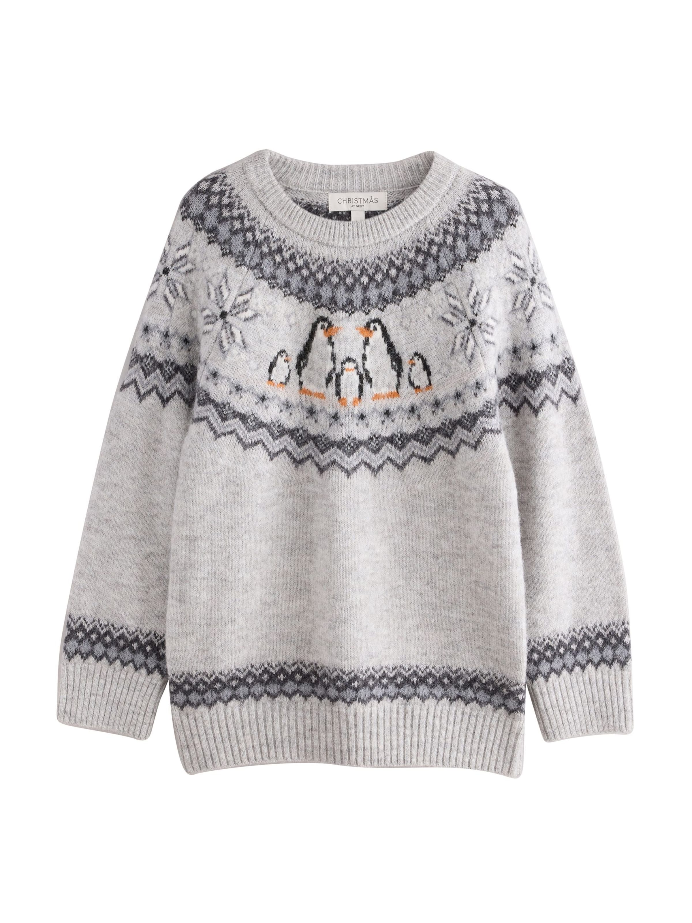 Next Sweater in Grey: front
