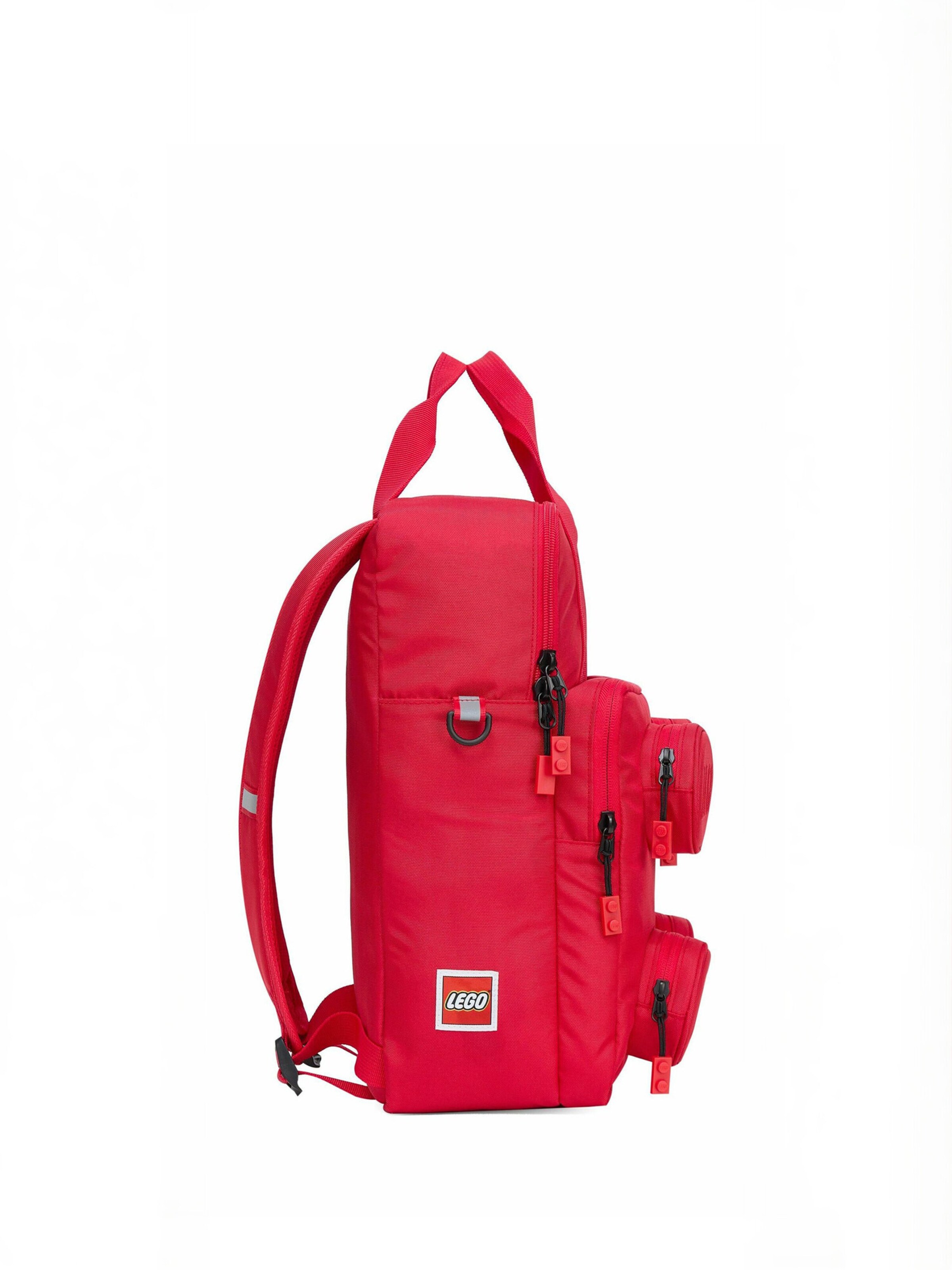 Sac ' Brick ' LEGO® Bags en rouge : sur le côté