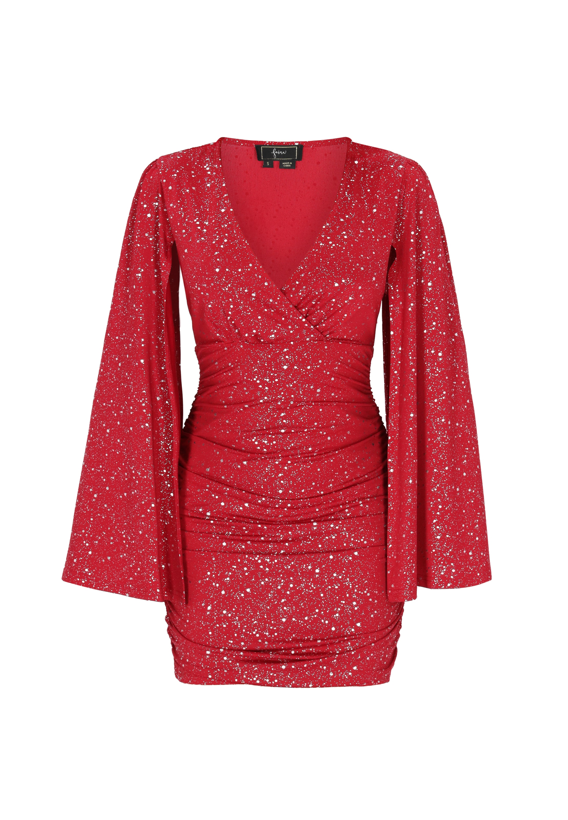 faina Kokteilové šaty - ohnivo červená, Produkt