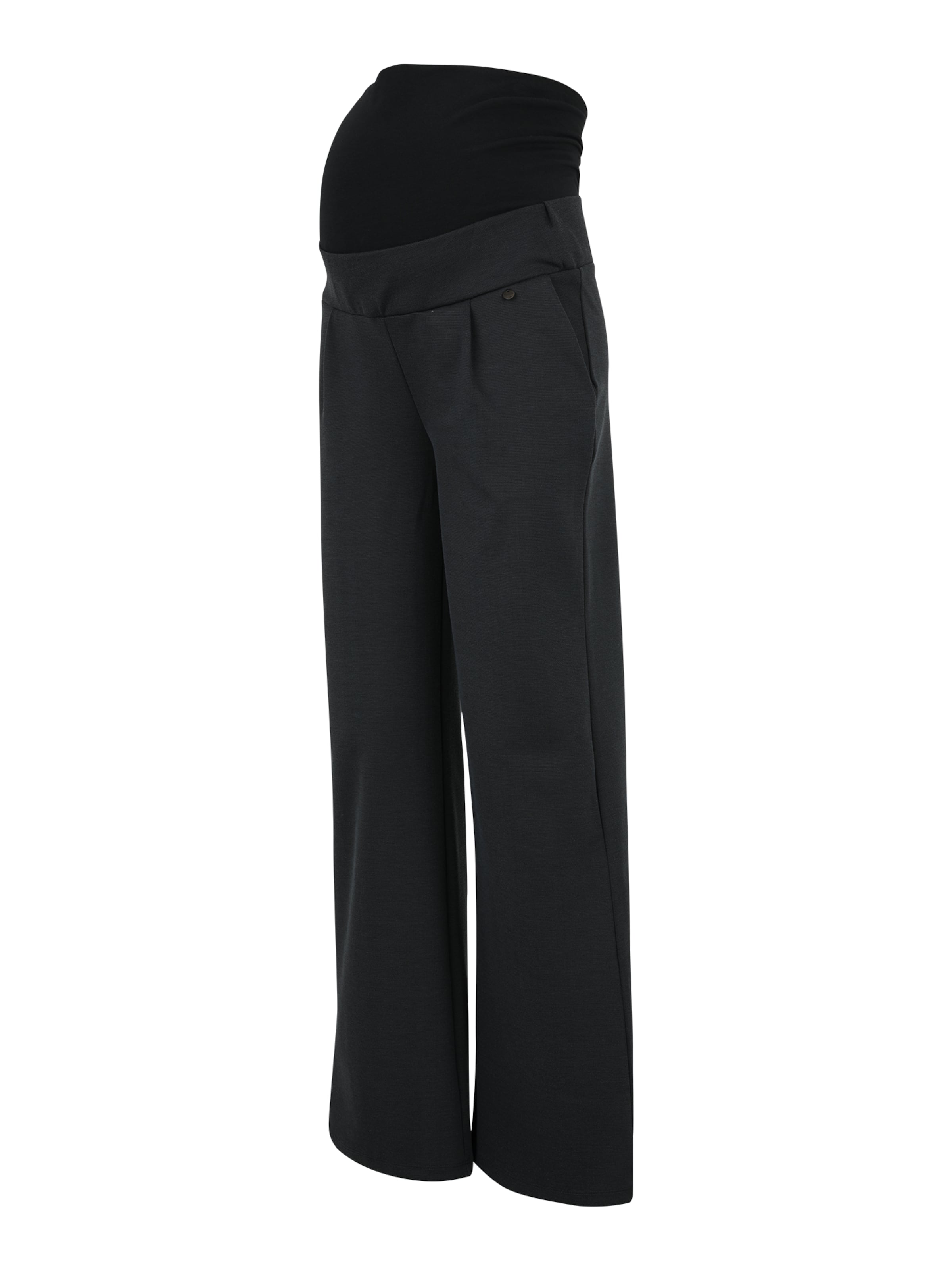 LOVE2WAITWide Leg/ Široke nogavice Hlače s naborima - plava boja: prednji dio