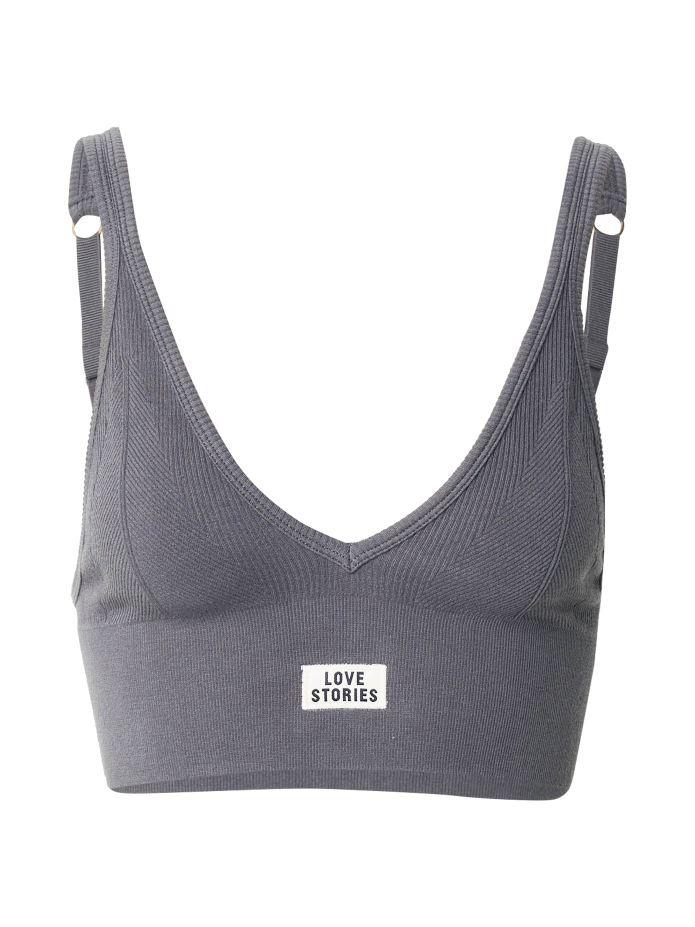 Triangle Soutien-gorge 'Posey' LOVE Stories en gris : devant