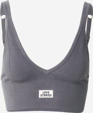 LOVE Stories Kolmio Rintaliivi 'Posey' värissä harmaa: etupuoli