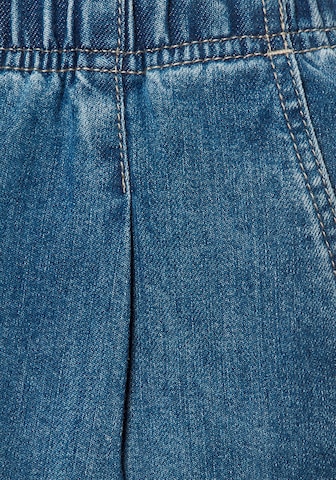 BUFFALO Laiad sääred Voltidega teksapüksid, värv sinine