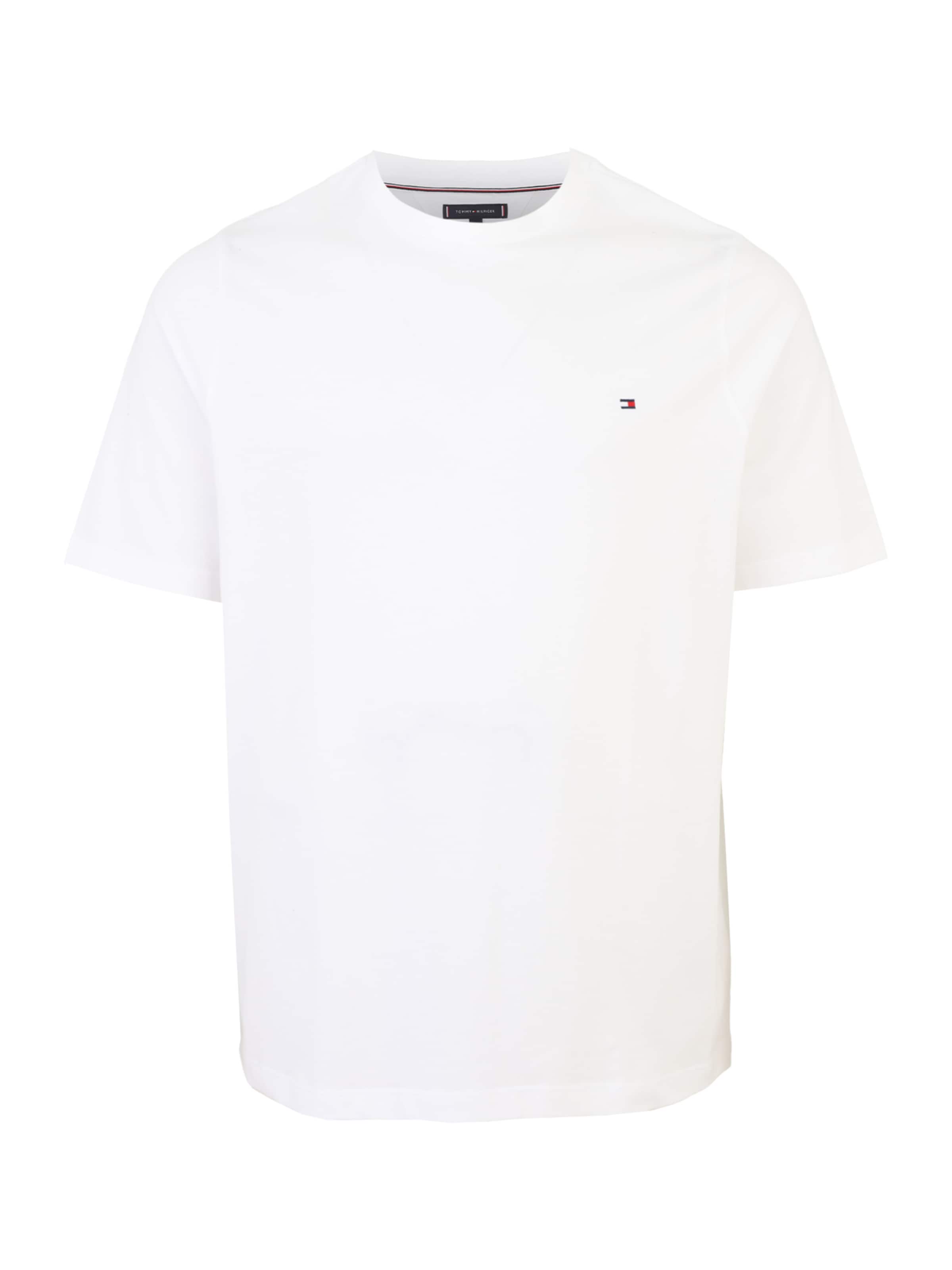 Tommy Hilfiger Big & Tall Футболка 'ESS SEASONAL' в Белый: спереди