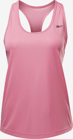 rožinė Reebok Sport Sportiniai marškinėliai be rankovių: priekis