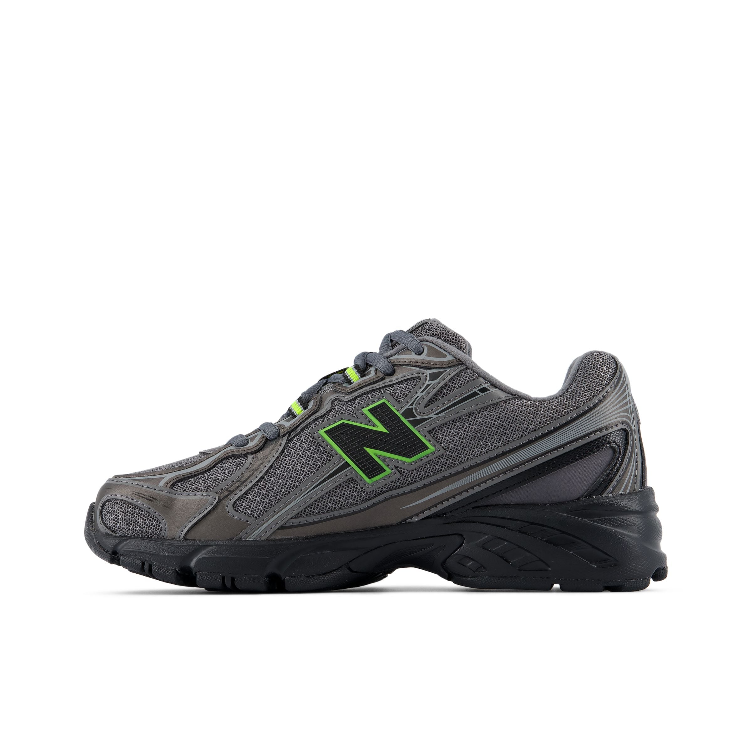 new balance - Zapatillas deportivas '740 Lace' en negro: frente
