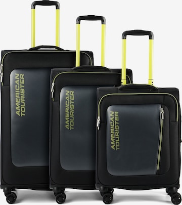 American Tourister Kofferset 'Aktivus' in Zwart: voorkant