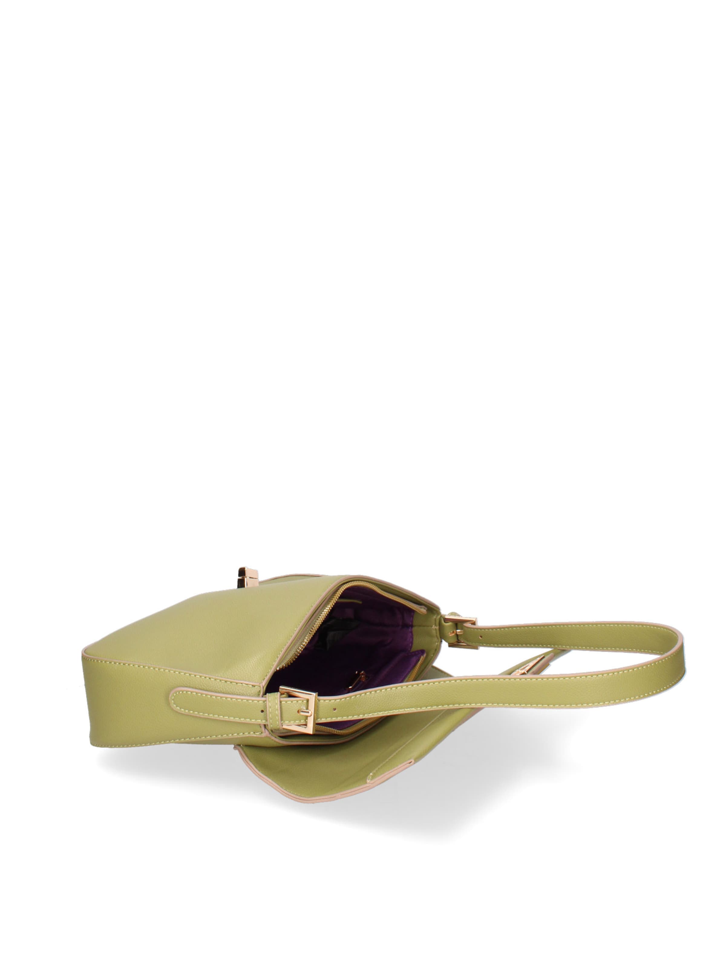 Borsa a spalla 'Borsa a Spalla Donna Calliope Ecopelle - Chiusura Girello' di Diana&Co. in verde