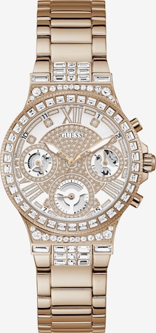 GUESS Analog Watch 'Moonlight' in Gold: front