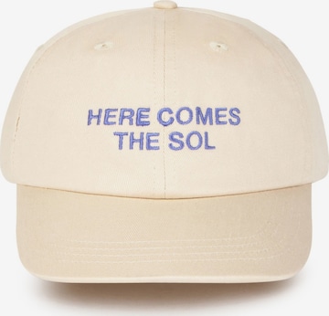 Casquette ' SOL UNISEX ' Thinking MU en blanc : devant