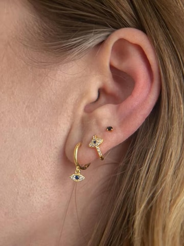 Cala Rose Earrings 'EVIL EYE' in Gold