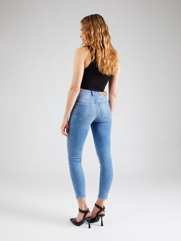 DIESEL Skinny Jeans '2017 SLANDY' in Blauw