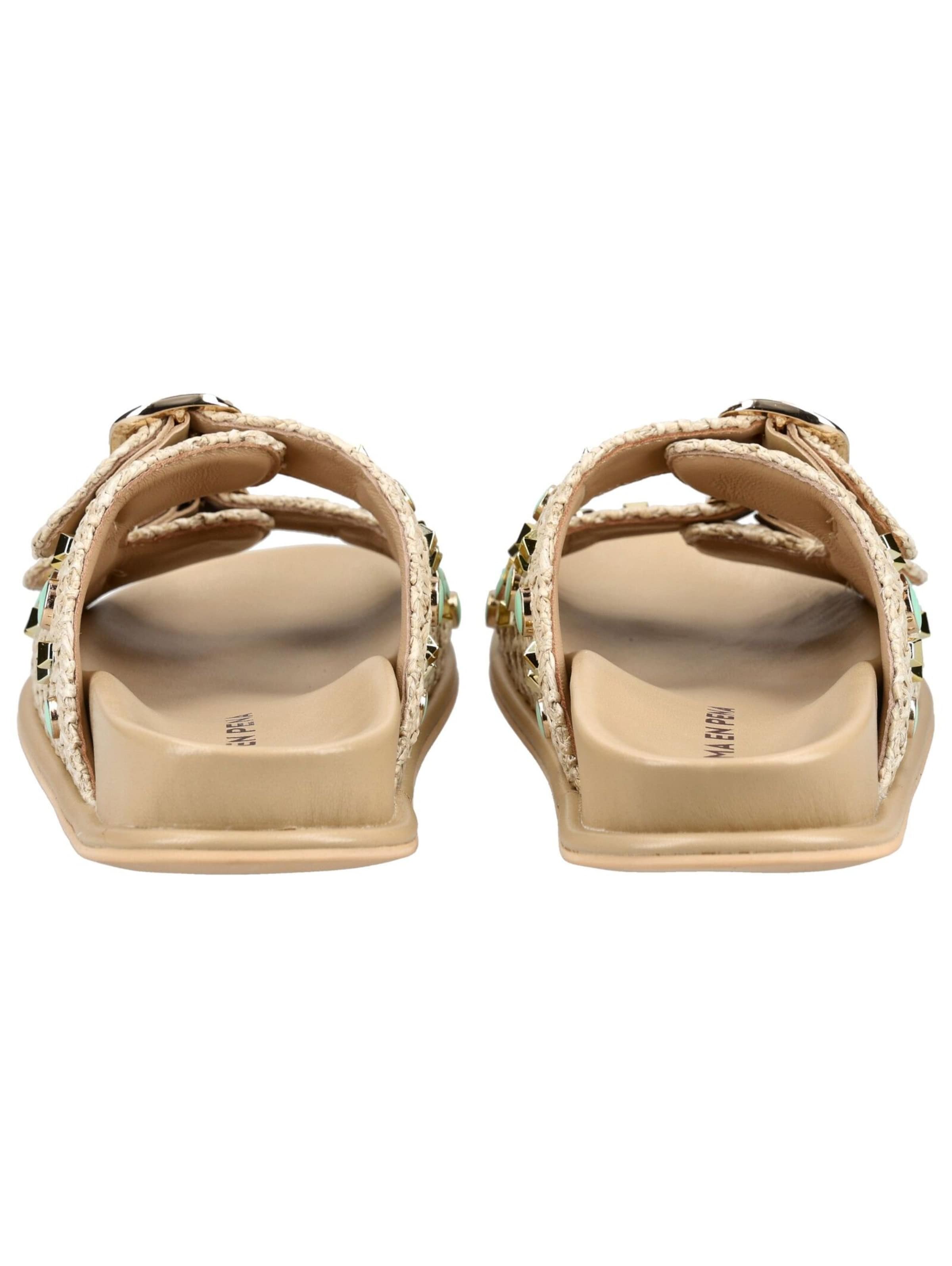 Alma En Pena Mule in Beige