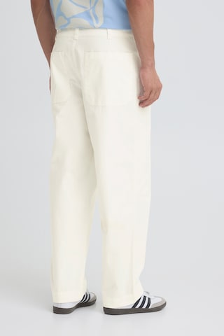 Casual Friday Loose fit Chino trousers ' CFValer Pleated ' in Beige