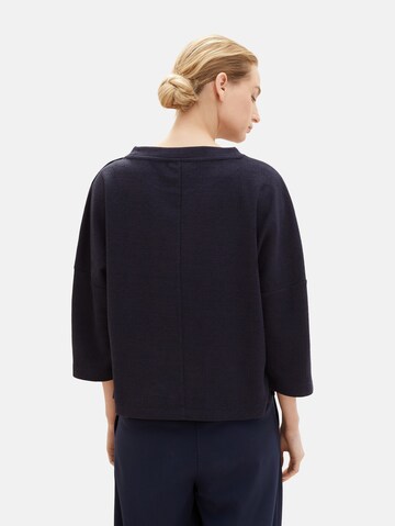 TOM TAILOR Sweatshirt in Blue