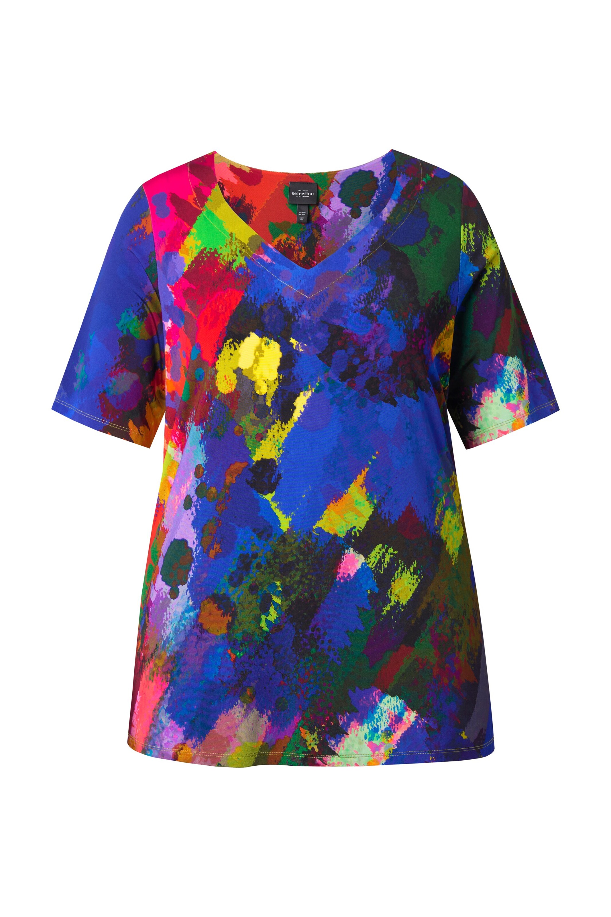 Ulla Popken Shirt in Blauw: voorkant