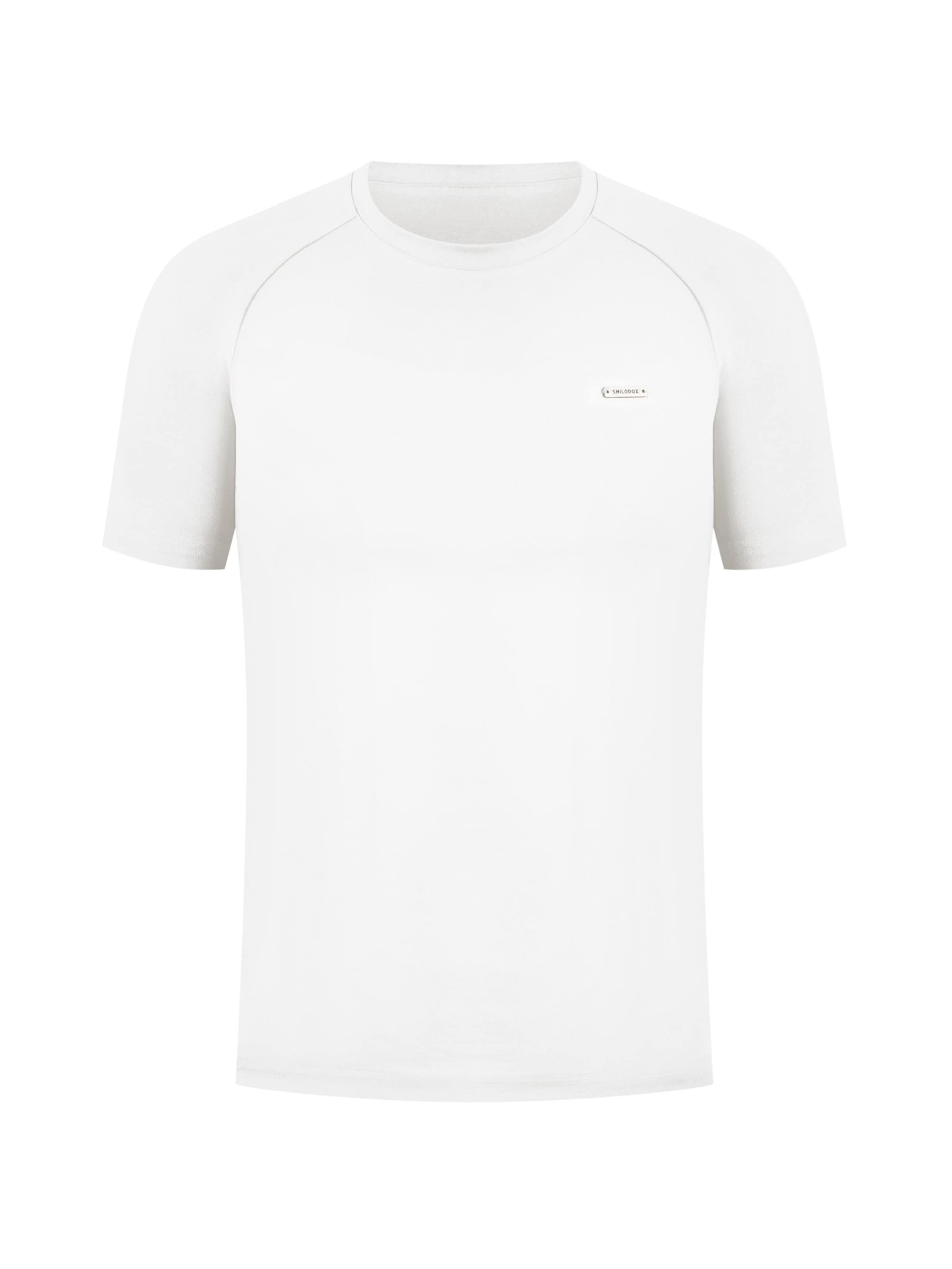 T-Shirt 'Thilo' Smilodox en blanc : devant