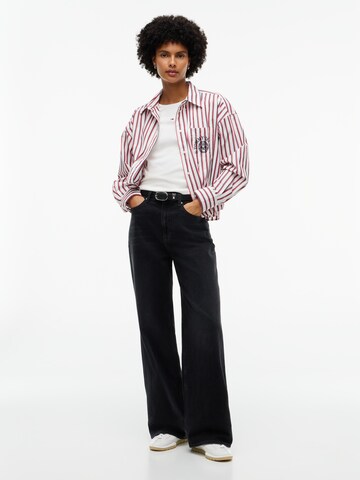 Tommy Jeans Wide Leg Farkut 'CLAIRE' värissä sininen