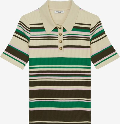 Marc O'Polo DENIM T-shirt en beige / vert / violet clair / noir, Vue avec produit