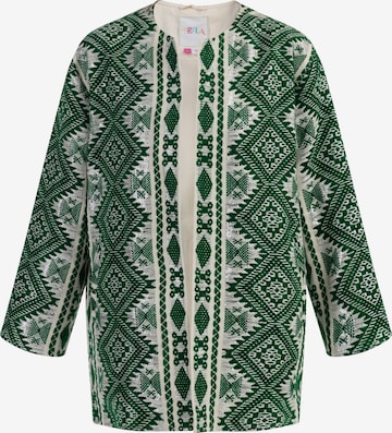 IZIA Knit cardigan in Green: front