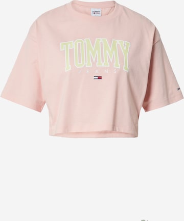 Tommy Jeans Koszulka w kolorze pomarańczowy: przód