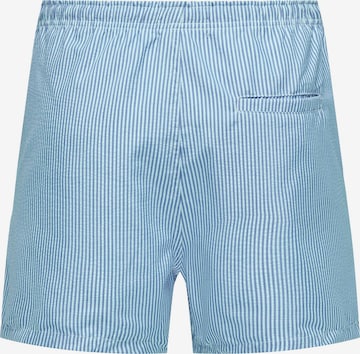 Only & Sons Zwemshorts 'TED' in Blauw