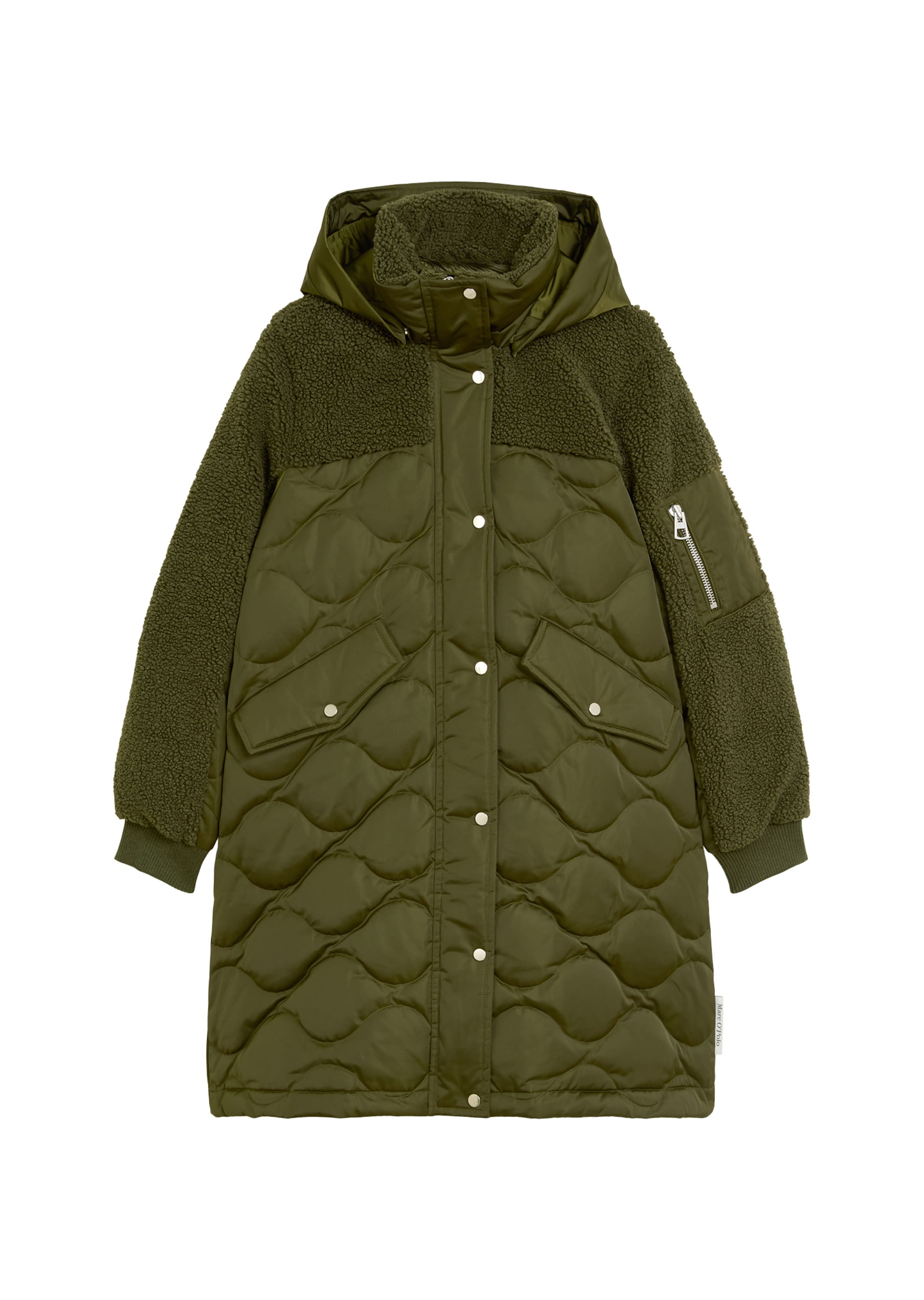 Marc O'Polo Winterparka in Groen: voorkant