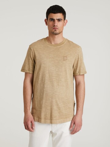 CHASIN' Shirt 'Brody Slub' in Brown: front