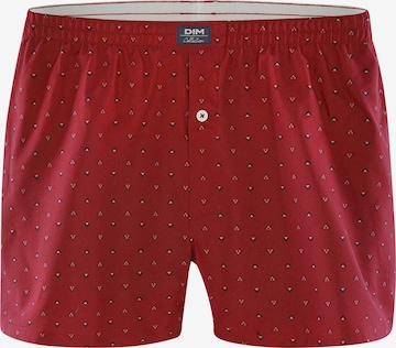 Boxers DIM en rouge : devant