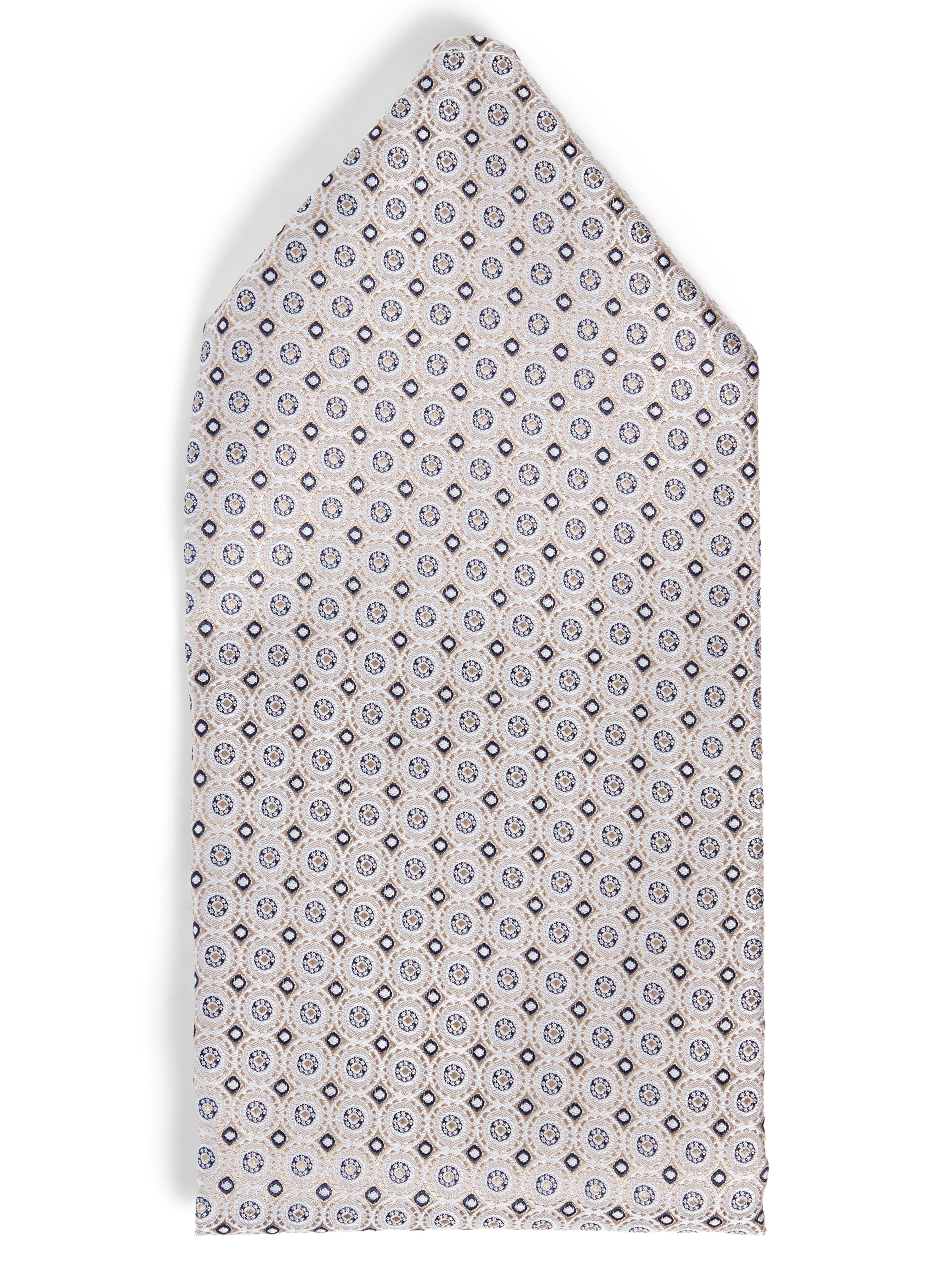 Finshley & Harding London Fliege und Einstecktuch in Beige