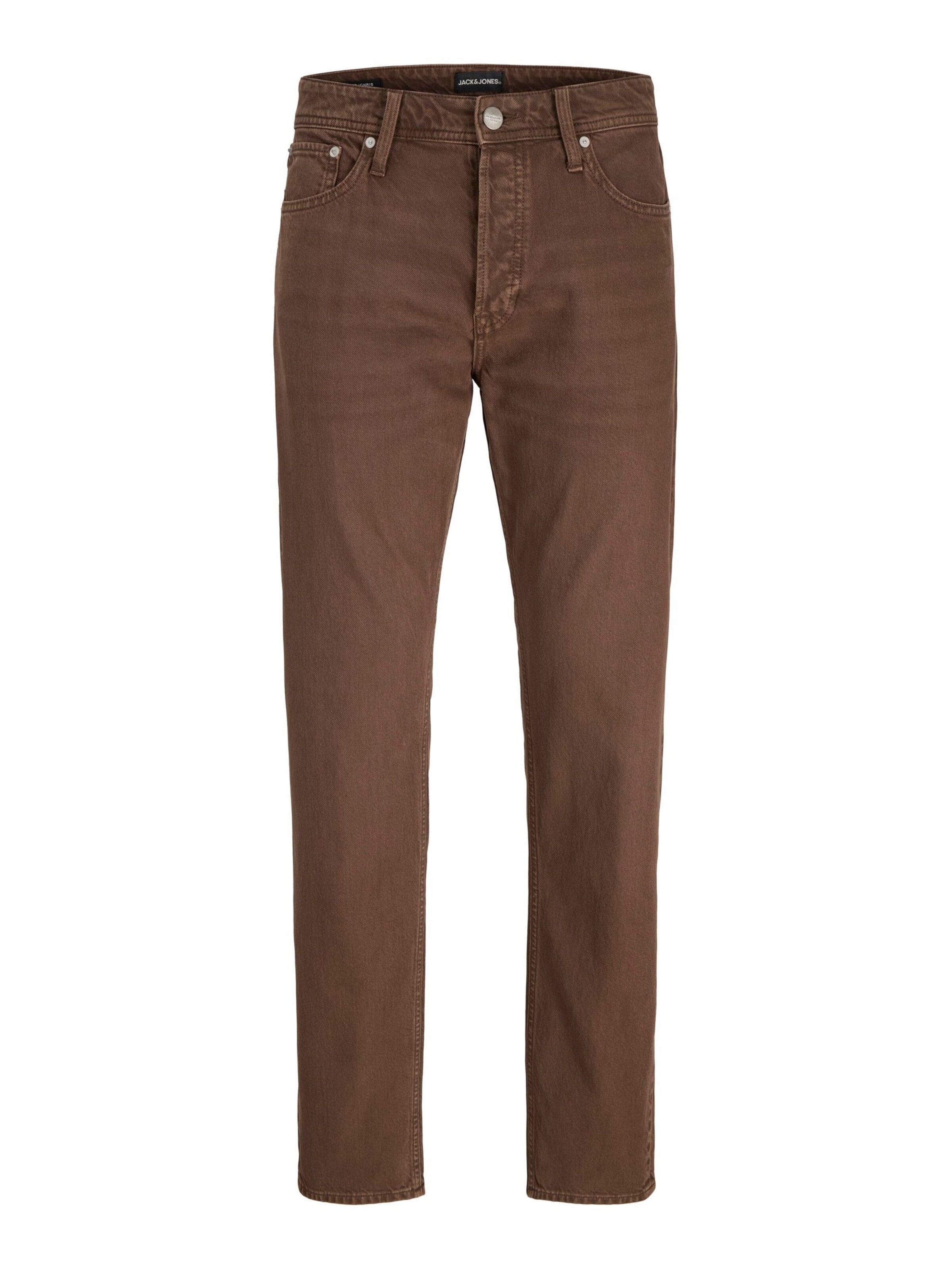 JACK & JONES regular Jeans 'JJICHRIS' i brun: forside