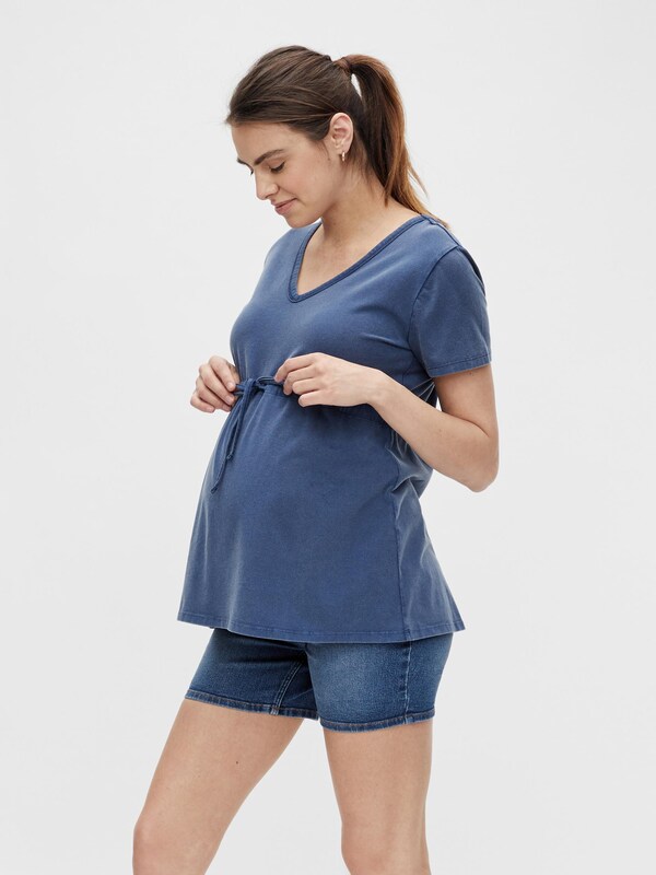 MAMALICIOUS - Camiseta 'Vika' en azul: f