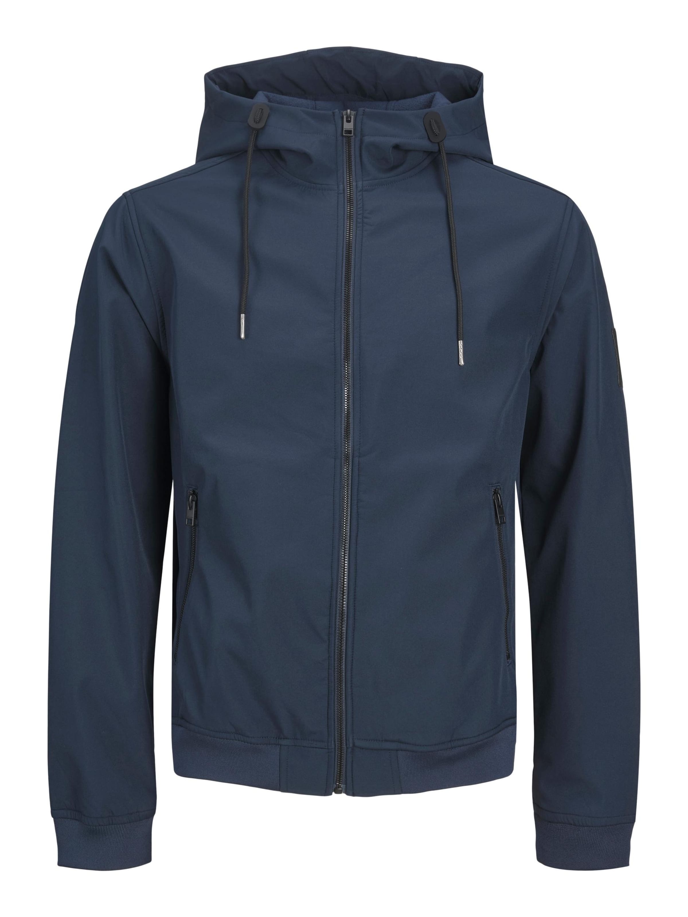Jack & Jones Plus Between-Season Jacket in Blue: front