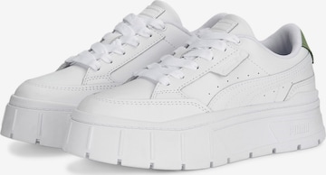 PUMA Låg sneaker 'Mayze Stack Soft Wns' i vit: framsida