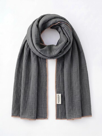 wundabaa Scarf 'mus 180x65' in Grey: front