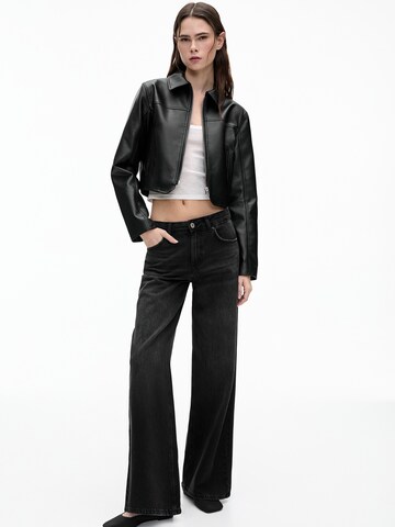 Veste mi-saison Pull&Bear en noir