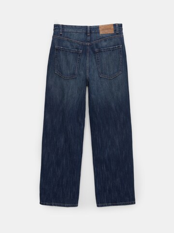 Pull&Bear Loosefit Jeans i blå