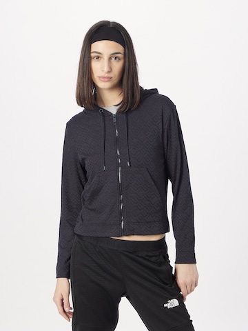 GUESS Athletic Zip-Up Hoodie 'DANA' in Blue: front