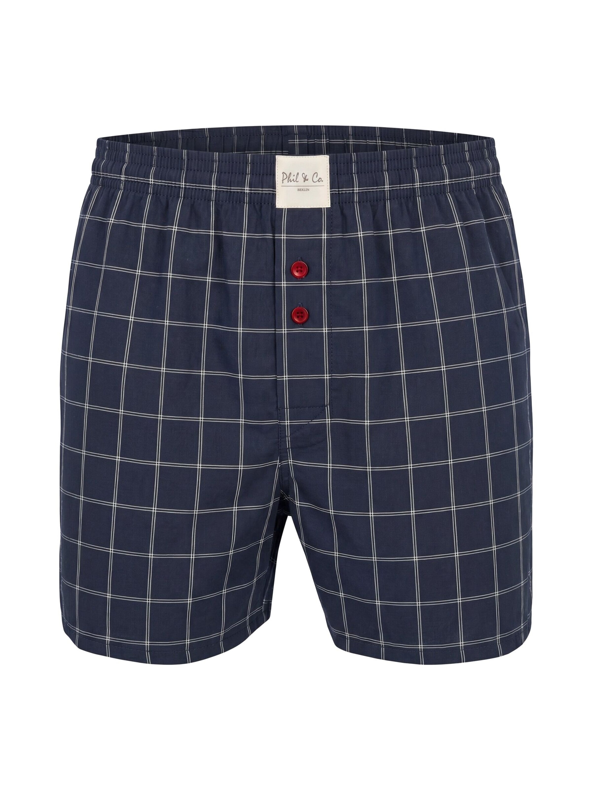 Phil & Co. Berlin Boxershorts 'Phil & Co. Berlin Men's Woven Boxers 8 Pack – Loose Fit Boxer Shorts – 60% Cotton & 40% Polyester – Breathable, Wrinkle-Resistant & Easy Care' in Gemengde kleuren