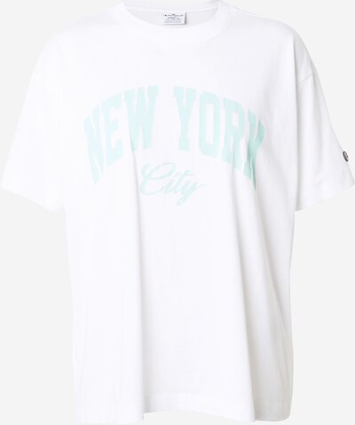 Champion Authentic Athletic Apparel T-shirt en menthe / blanc, Vue avec produit