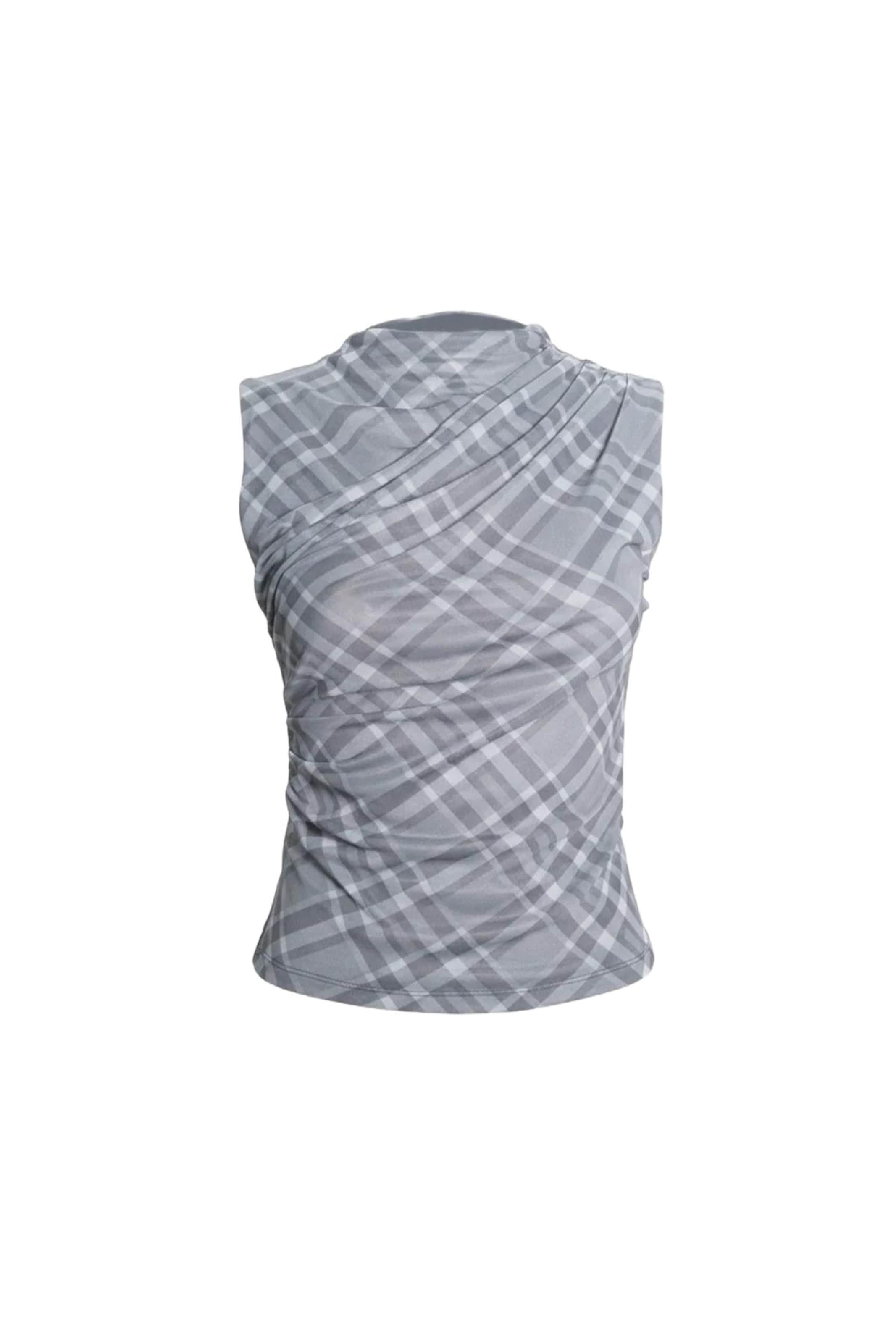 No Matter What Blouse in Grey: front