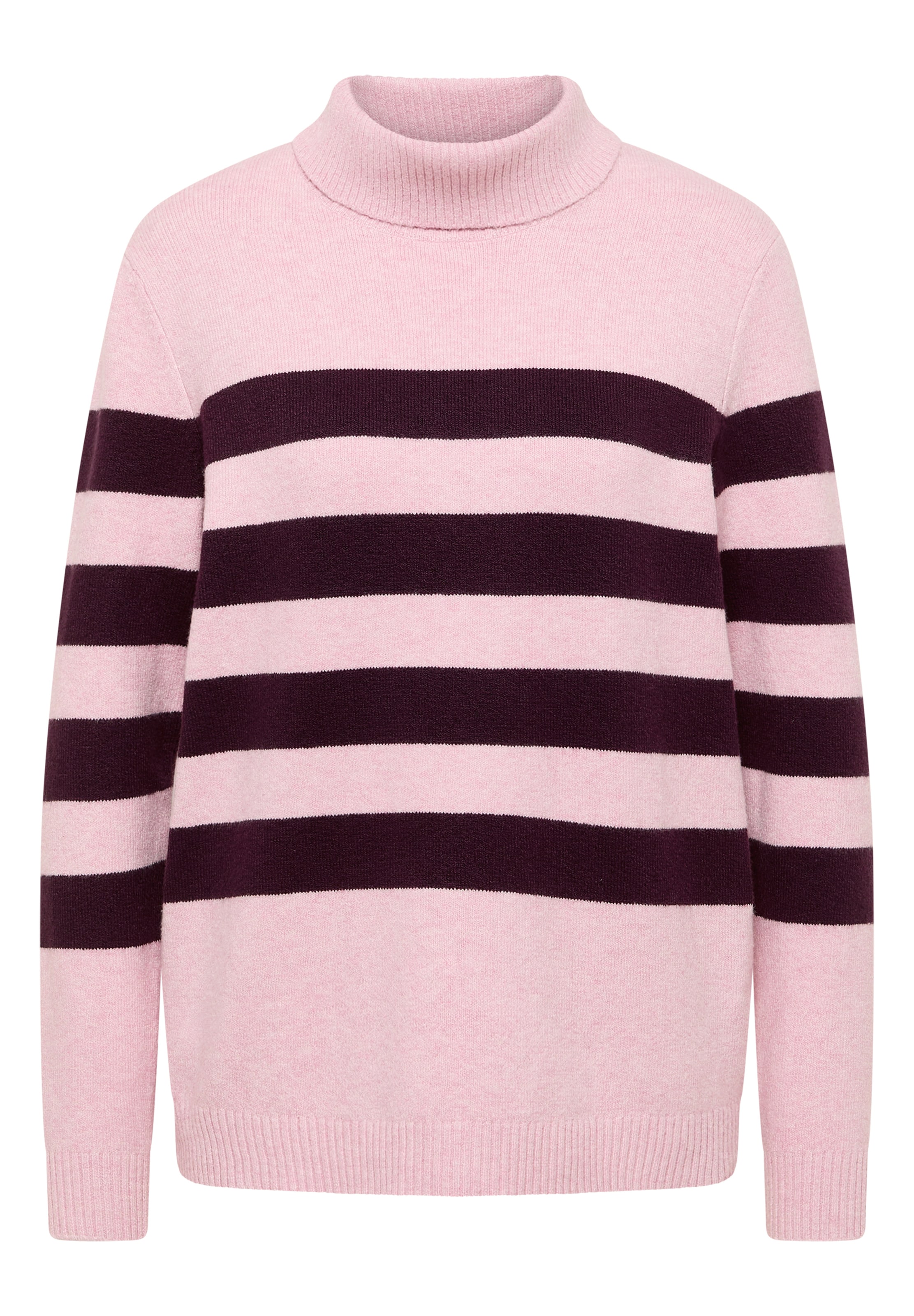 CECIL Pullover in dunkellila / rosa, Produktansicht