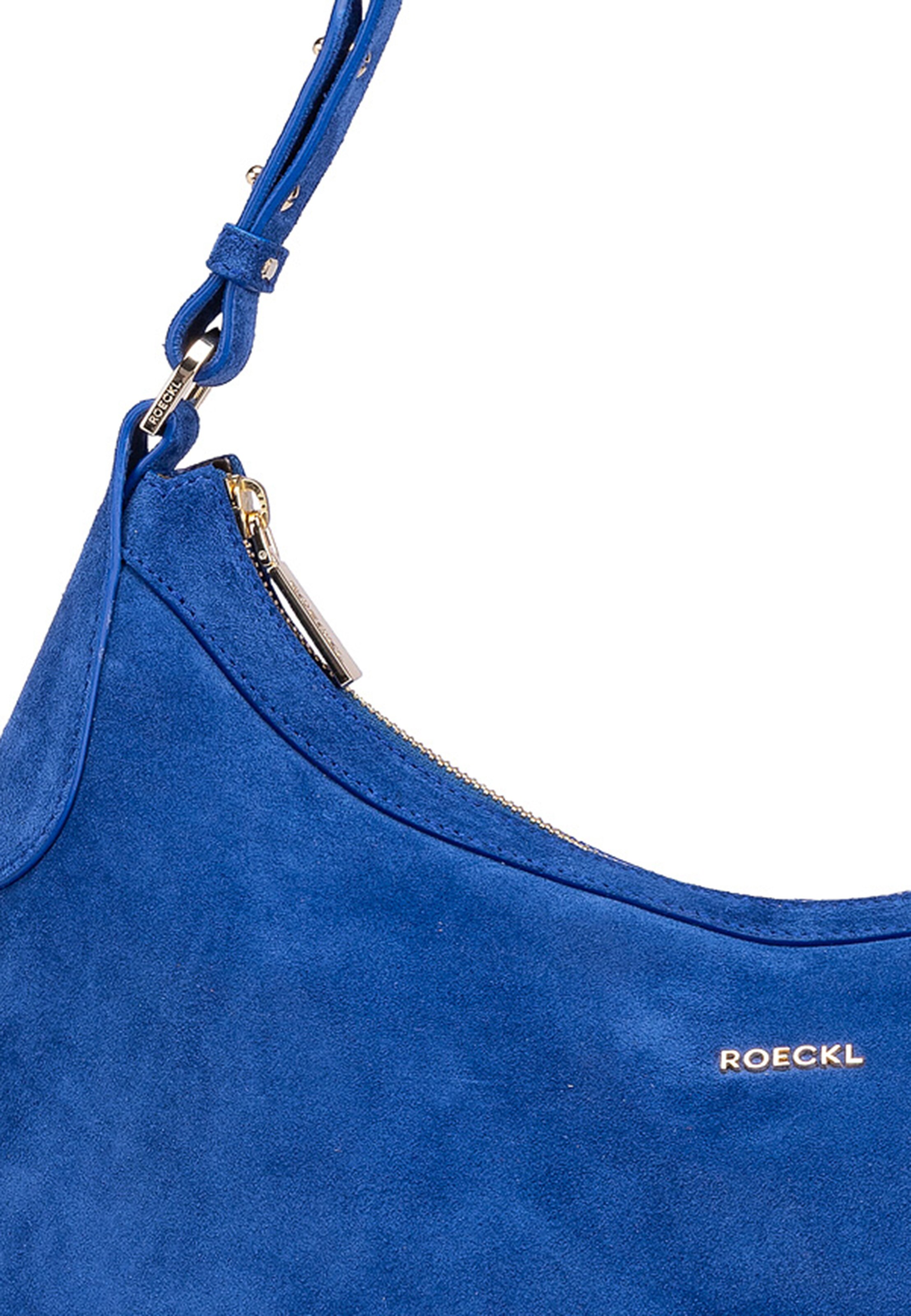 Borsa a spalla 'LIBERTY SCHULTERTASHE VELOUR MEDIUM' di Roeckl in blu