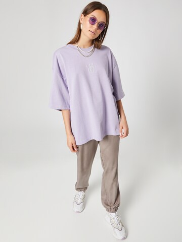 Smiles Shirt 'Lino' in Purple