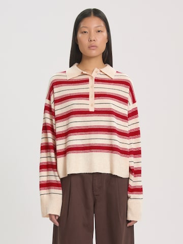 EDITED Pullover 'Gerit Jumper' in Grau: Vorderseite