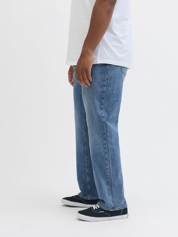 Jack & Jones Plus regular Jeans 'JJIMIKE JJORIGINAL' i blå