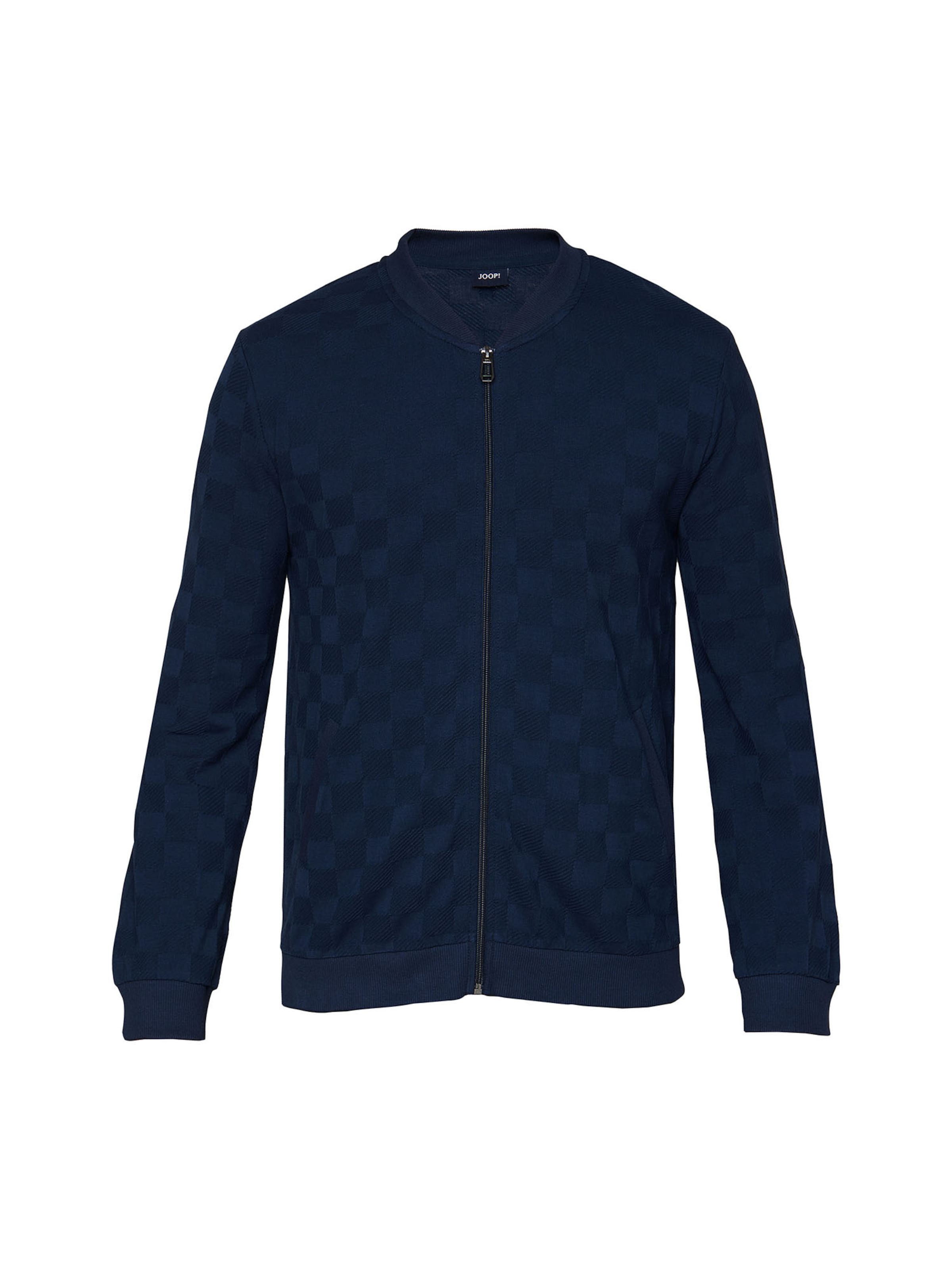 JOOP! Sweat jacket ' Loungewear ' in Blue: front