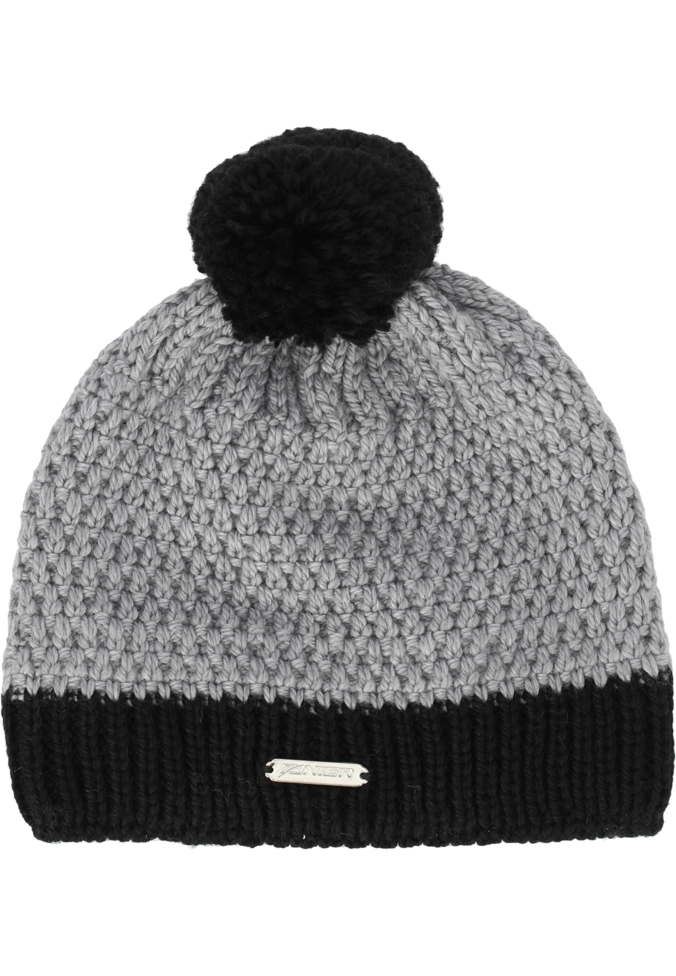 Zanier Beanie 'Ranna UX' in Grey: front