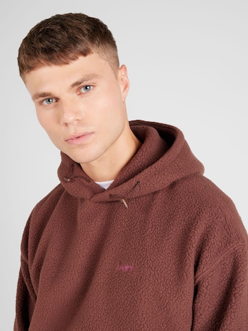 LEVI'S ® Neulepaita 'Cozy Up Hoodie' värissä ruskea