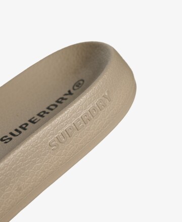 Claquettes / Tongs 'City Luxe' Superdry en beige